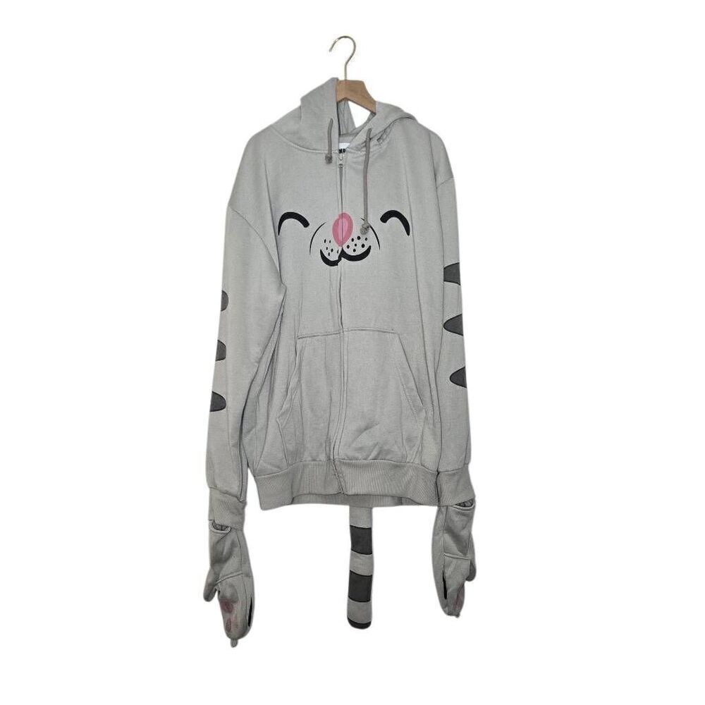 The Big Bang Theory Soft Kitty Size Medium Zip Up Hoodie Ripple Junction